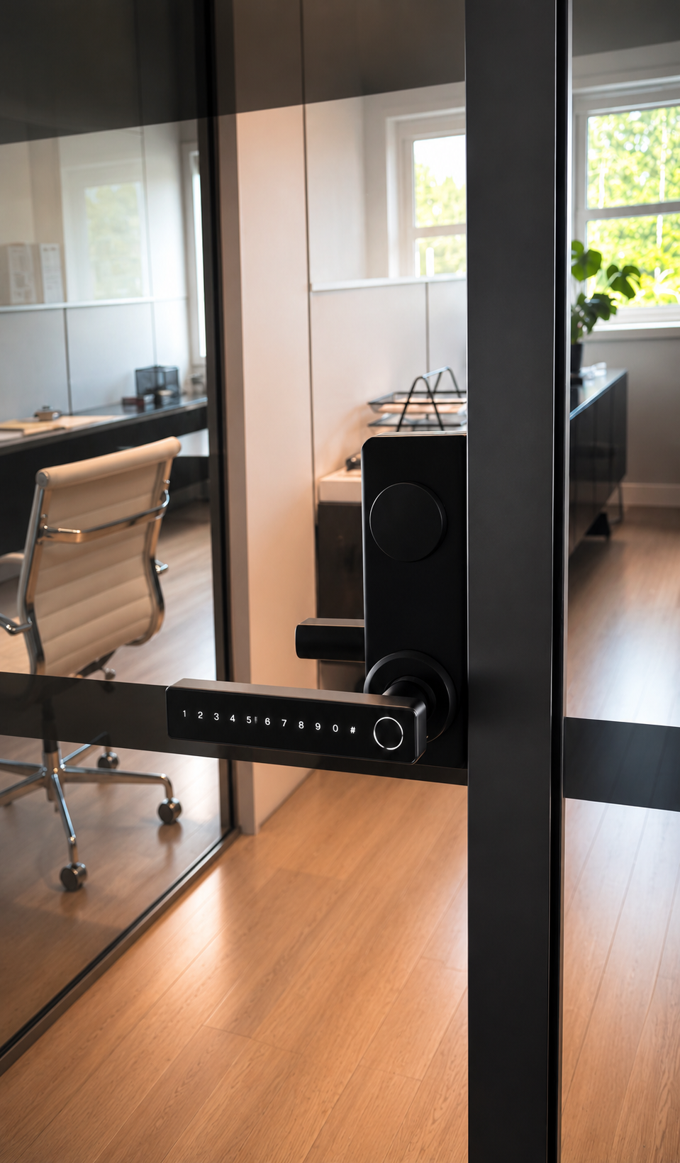 Manilla inteligente Solvotix S25 para puertas CreoNordic