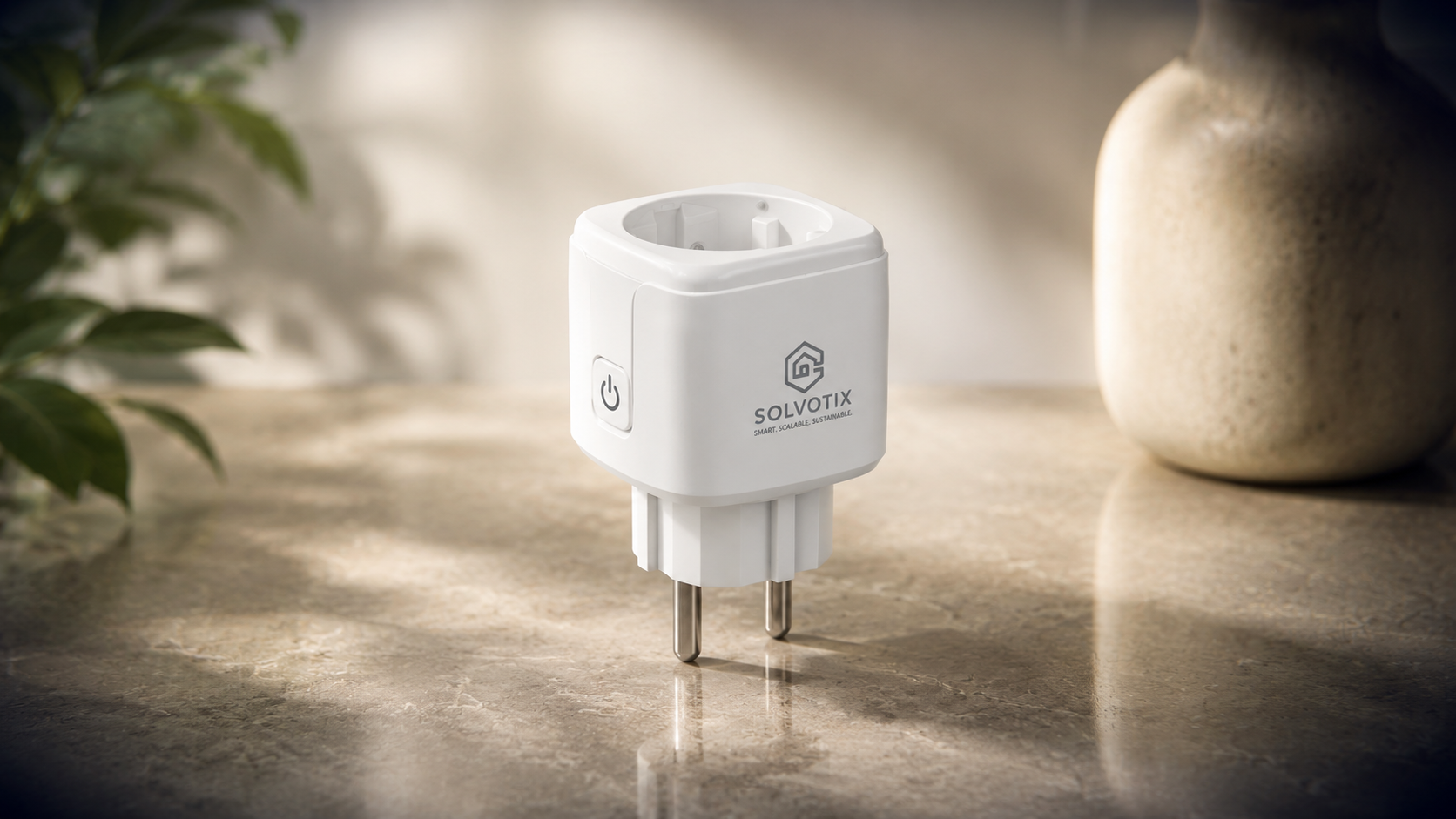 Enchufe gateway inteligente Solvotix