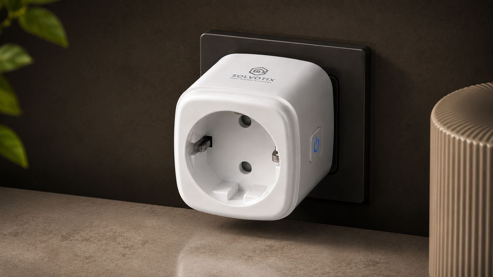 Enchufe gateway inteligente Solvotix